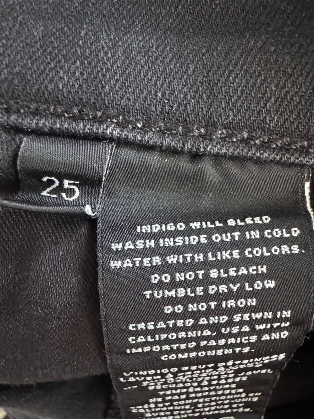 J Brand X Theory Skinny Jeans in Black size 25 - Picture 6 of 8